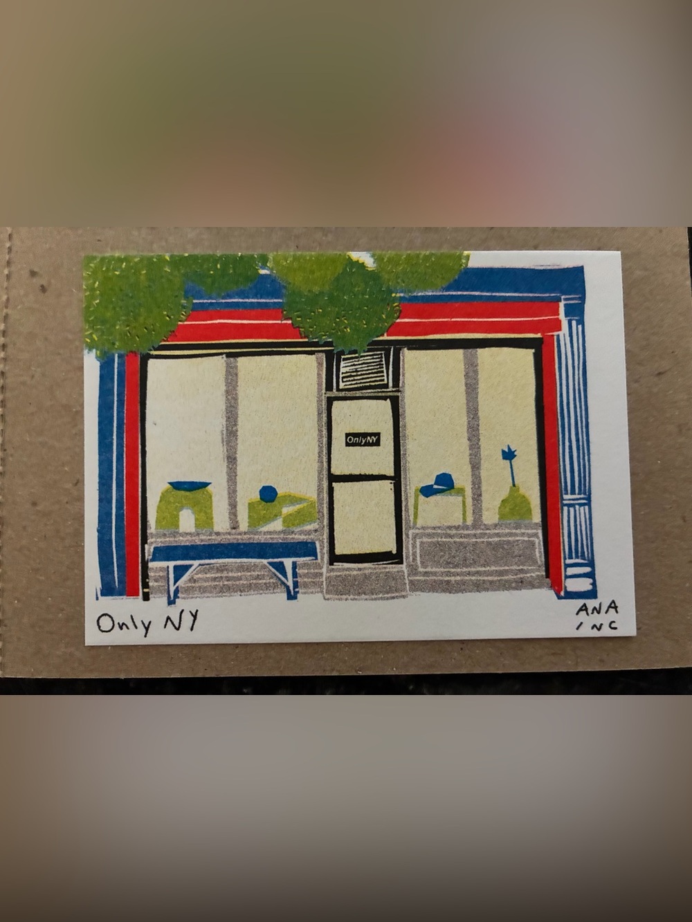 Anastasia Inciardi Only NY Storefront MYC Vending Machine Mini Print - Rare OOC